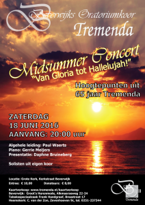 Tremenda concertflyer